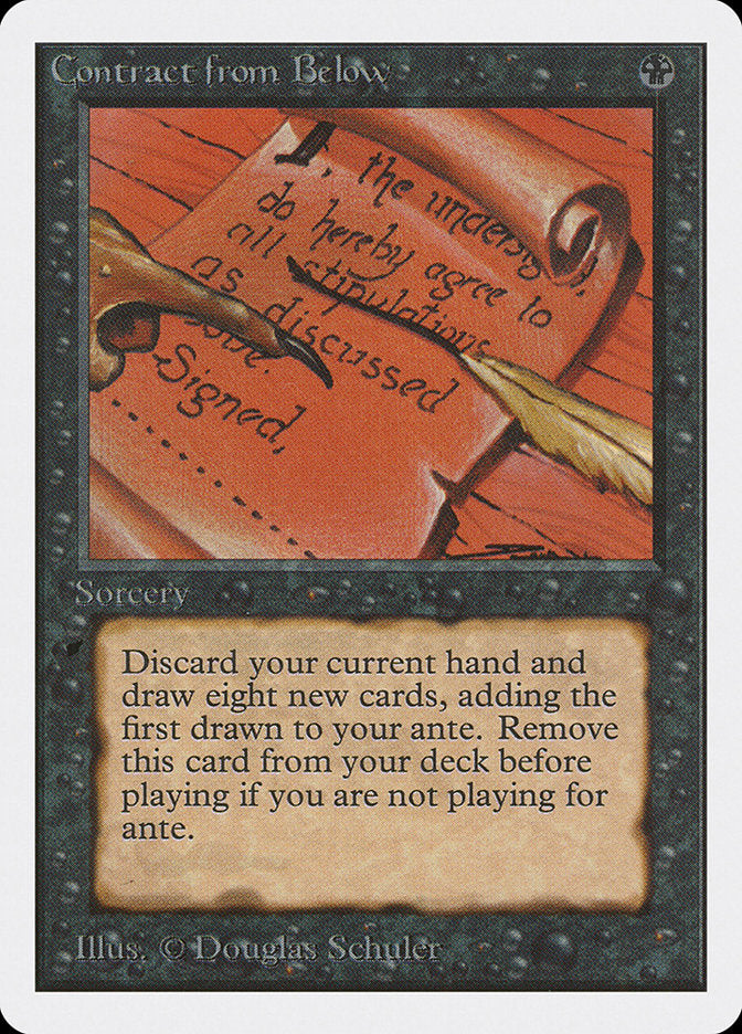 Contract from Below [Unlimited Edition] | Card Merchant Takapuna