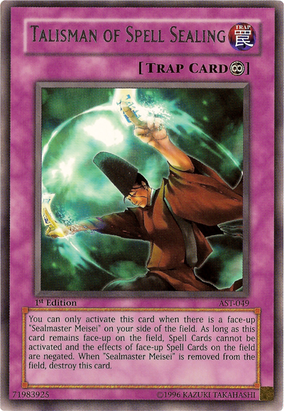 Talisman of Spell Sealing [AST-049] Rare | Card Merchant Takapuna