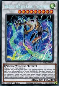 Virtual World Kyubi - Shenshen [PHRA-EN036] Secret Rare | Card Merchant Takapuna