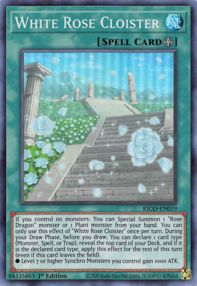 White Rose Cloister (Super Rare) [KICO-EN019] Super Rare | Card Merchant Takapuna