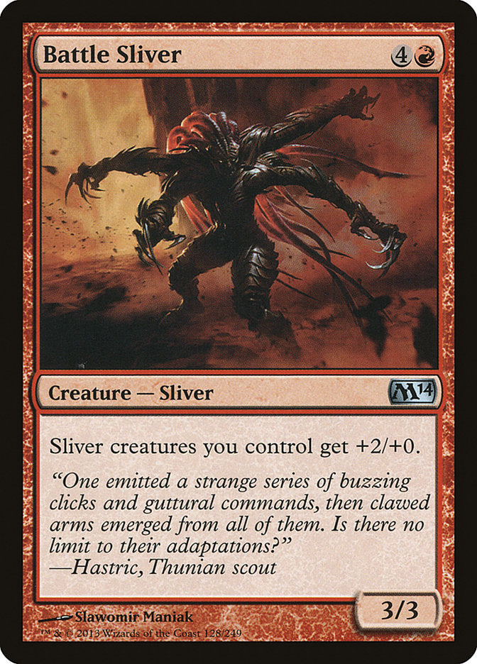 Battle Sliver [Magic 2014] | Card Merchant Takapuna