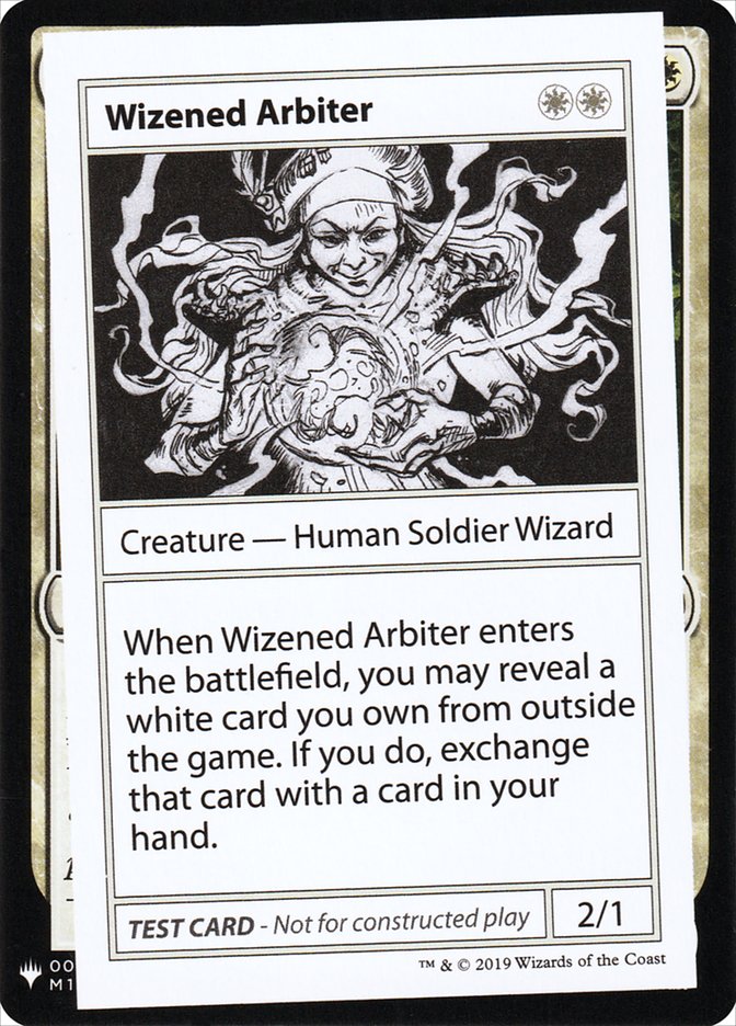 Wizened Arbiter [Mystery Booster Playtest Cards] | Card Merchant Takapuna