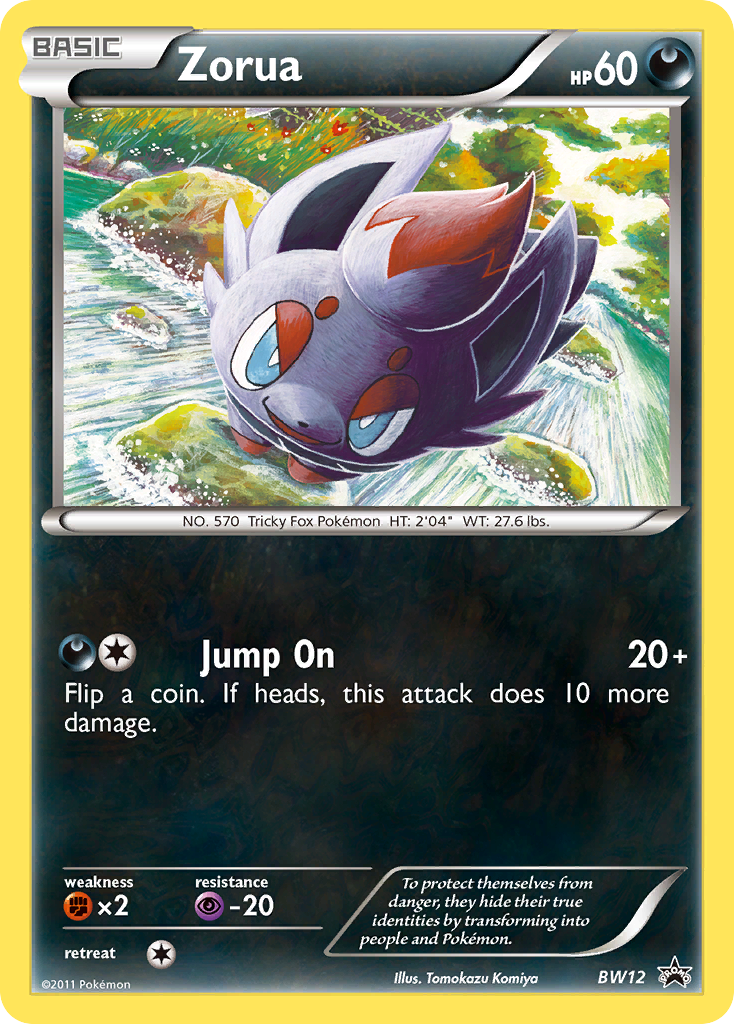 Zorua (BW12) [Black & White: Black Star Promos] | Card Merchant Takapuna