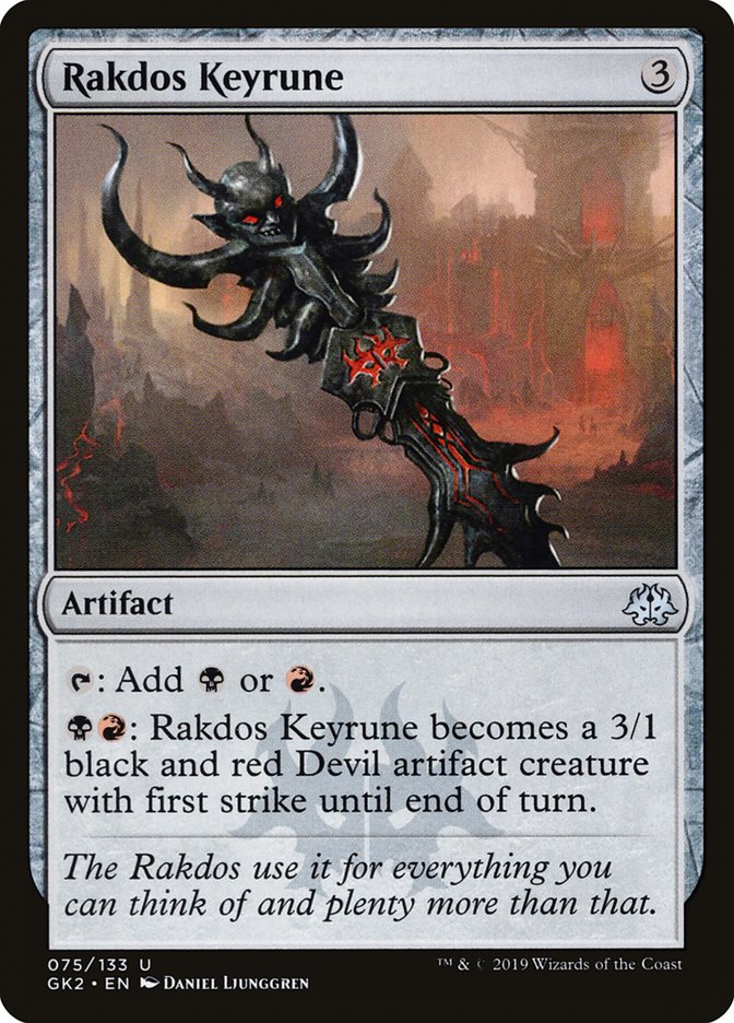 Rakdos Keyrune [Ravnica Allegiance Guild Kit] | Card Merchant Takapuna