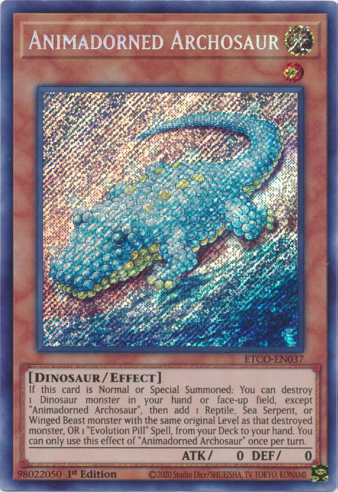 Animadorned Archosaur [ETCO-EN037] Secret Rare | Card Merchant Takapuna