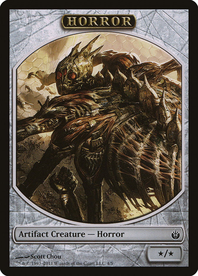 Horror Token [Mirrodin Besieged Tokens] | Card Merchant Takapuna