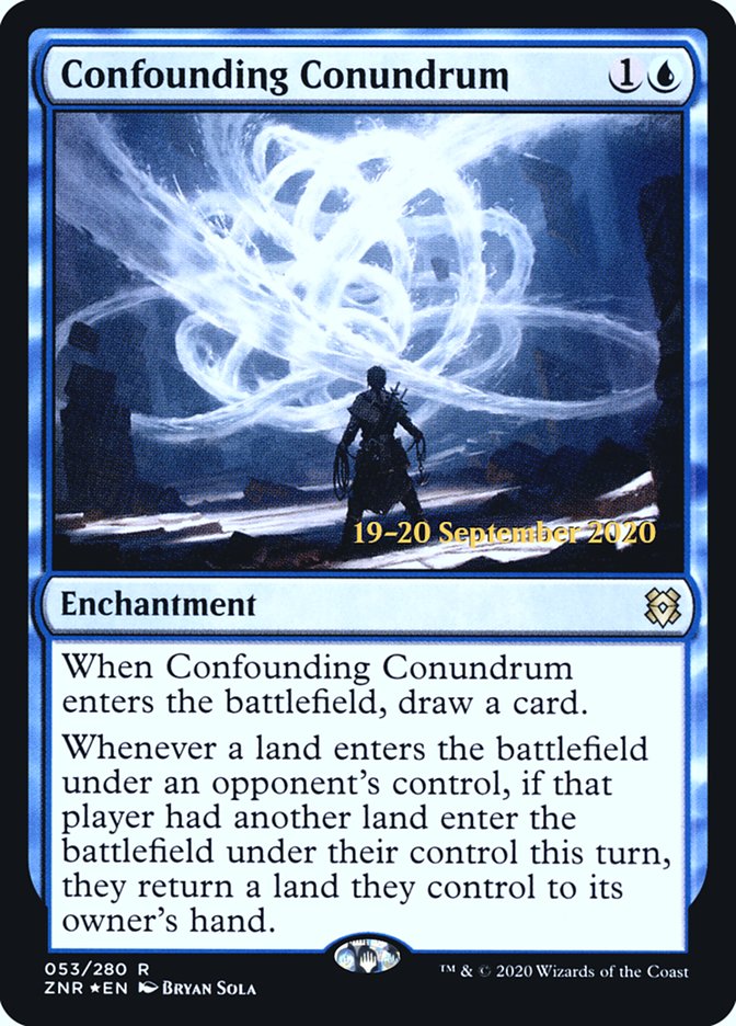 Confounding Conundrum [Zendikar Rising Prerelease Promos] | Card Merchant Takapuna