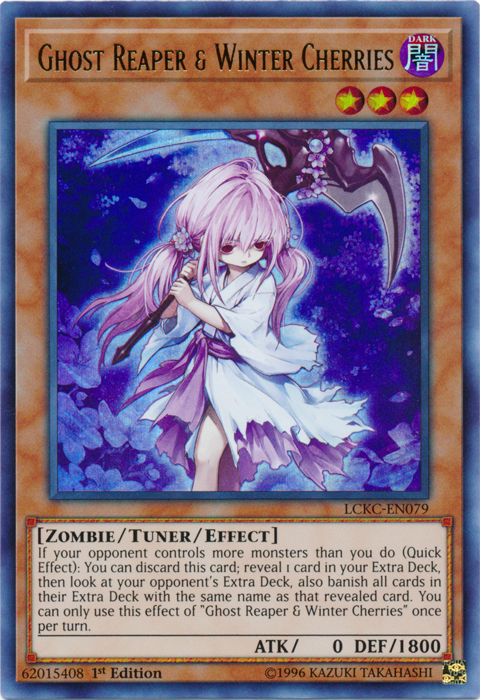 Ghost Reaper & Winter Cherries [LCKC-EN079] Ultra Rare | Card Merchant Takapuna