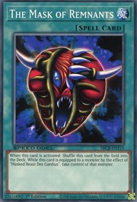 The Mask of Remnants [SBCB-EN119] Common | Card Merchant Takapuna