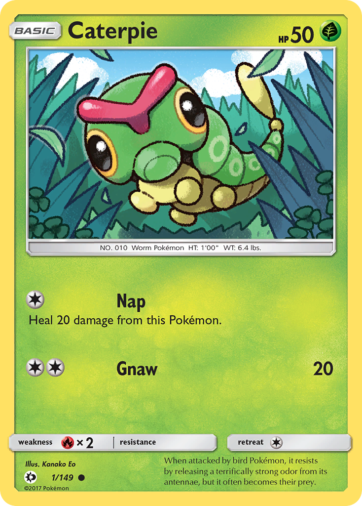 Caterpie (1/149) [Sun & Moon: Base Set] | Card Merchant Takapuna