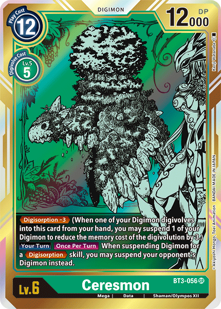 Ceresmon [BT3-056] (Alternate Art) [Release Special Booster Ver.1.5] | Card Merchant Takapuna