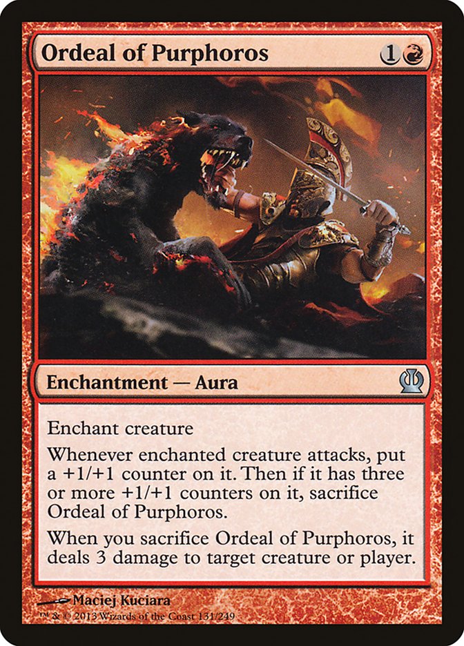 Ordeal of Purphoros [Theros] | Card Merchant Takapuna