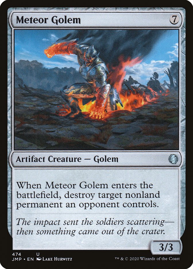 Meteor Golem [Jumpstart] | Card Merchant Takapuna