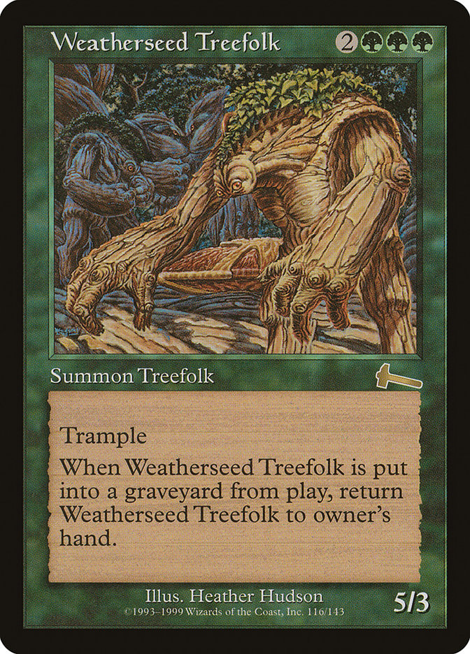 Weatherseed Treefolk [Urza's Legacy] | Card Merchant Takapuna