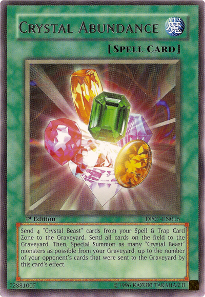 Crystal Abundance [DP07-EN015] Rare | Card Merchant Takapuna