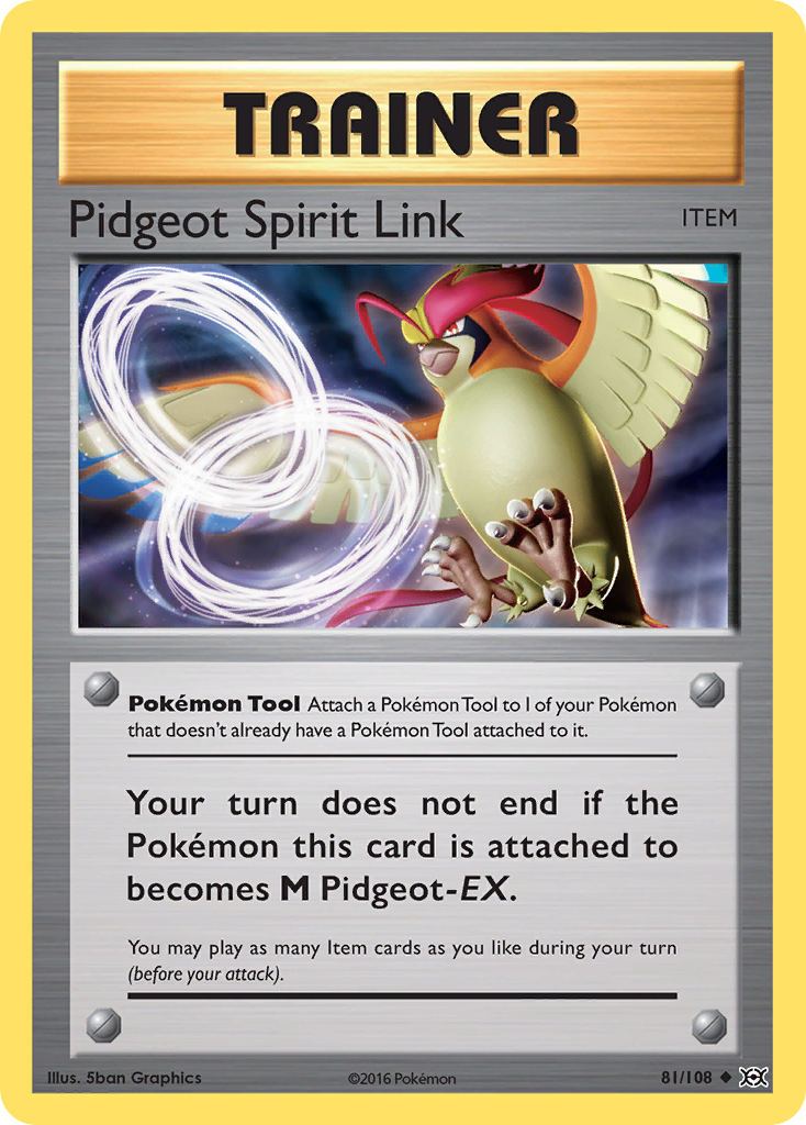 Pidgeot Spirit Link (81/108) [XY: Evolutions] | Card Merchant Takapuna