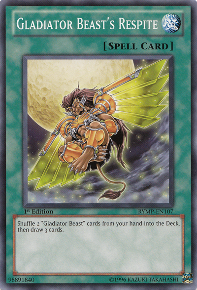 Gladiator Beast's Respite [RYMP-EN107] Common | Card Merchant Takapuna