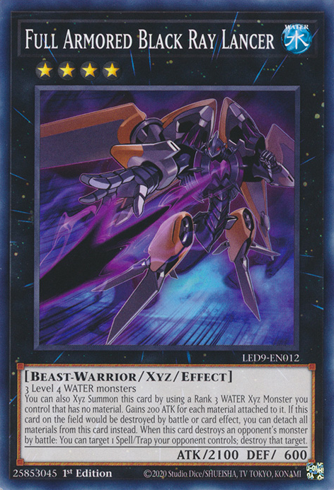 Full Armored Black Ray Lancer [LED9-EN012] Common | Card Merchant Takapuna