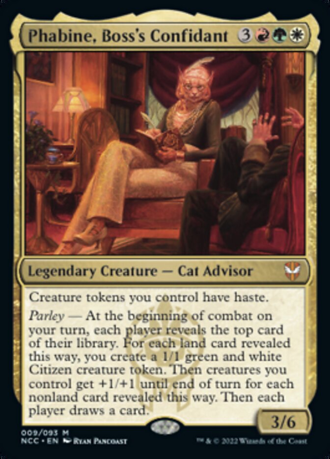 Phabine, Boss's Confidant [Streets of New Capenna Commander] | Card Merchant Takapuna