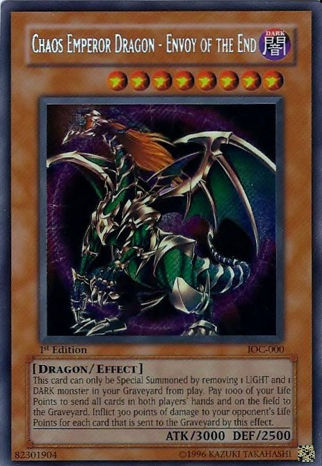 Chaos Emperor Dragon - Envoy of the End [IOC-000] Secret Rare | Card Merchant Takapuna