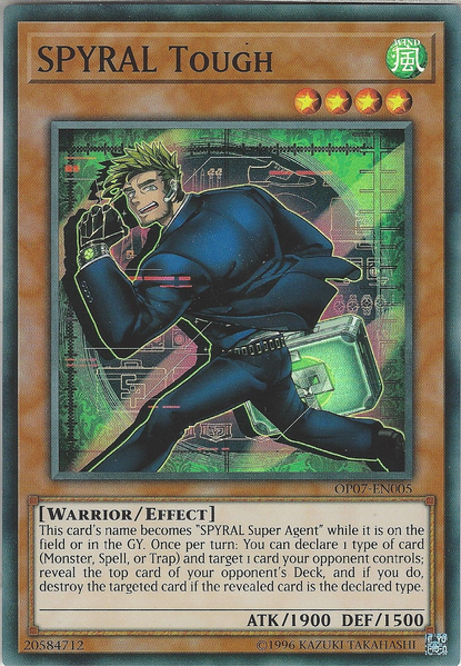 SPYRAL Tough [OP07-EN005] Super Rare | Card Merchant Takapuna