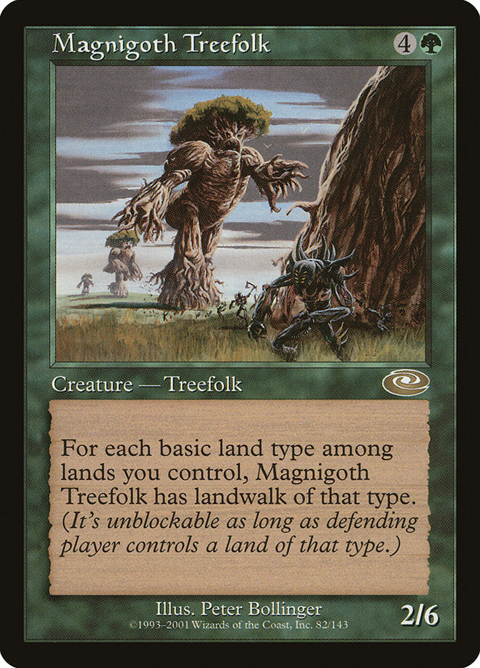 Magnigoth Treefolk [Planeshift] | Card Merchant Takapuna