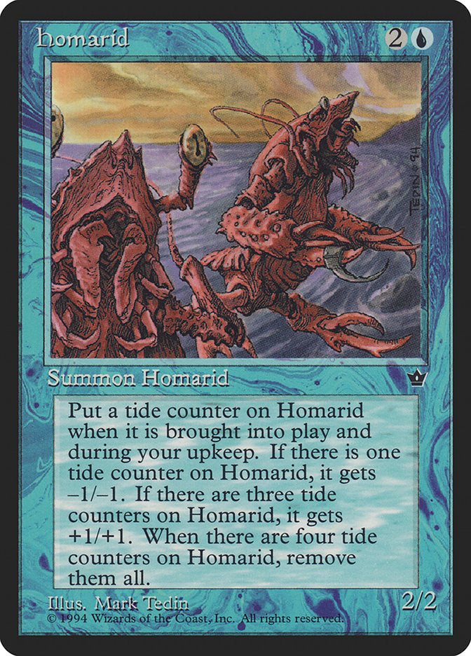 Homarid (Mark Tedin) [Fallen Empires] | Card Merchant Takapuna