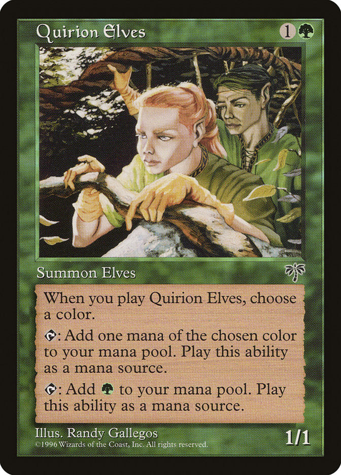 Quirion Elves [Mirage] | Card Merchant Takapuna