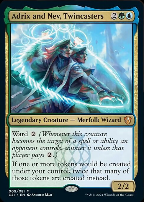 Adrix and Nev, Twincasters [Commander 2021] | Card Merchant Takapuna