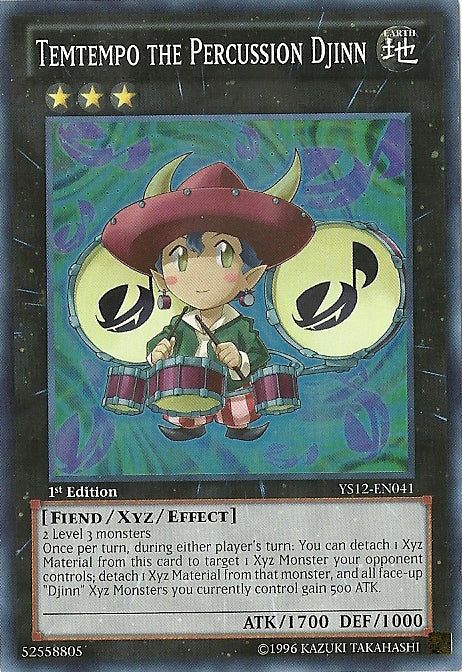 Temtempo the Percussion Djinn [YS12-EN041] Super Rare | Card Merchant Takapuna