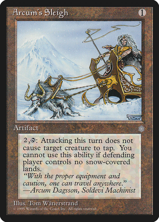 Arcum's Sleigh [Ice Age] | Card Merchant Takapuna