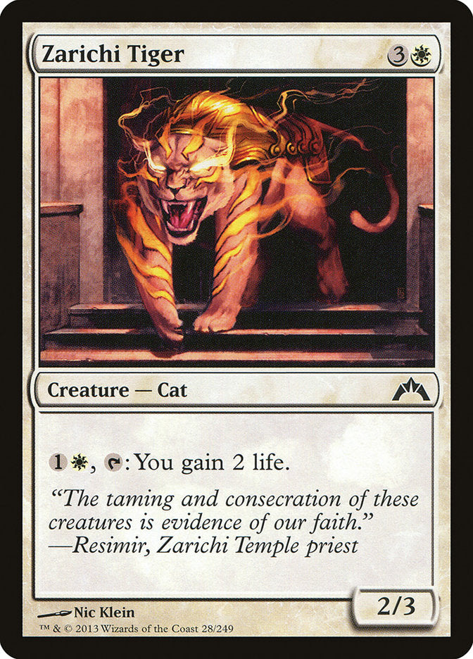 Zarichi Tiger [Gatecrash] | Card Merchant Takapuna