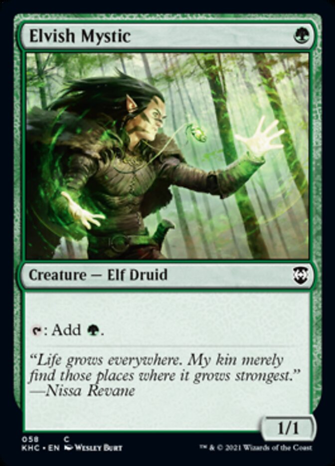 Elvish Mystic [Kaldheim Commander] | Card Merchant Takapuna