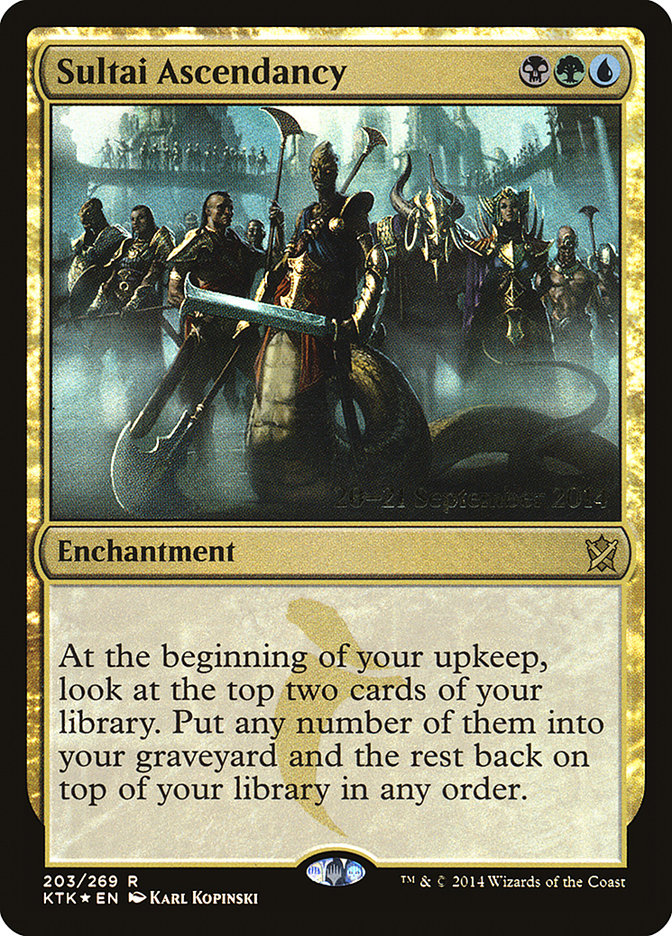 Sultai Ascendancy [Khans of Tarkir Prerelease Promos] | Card Merchant Takapuna