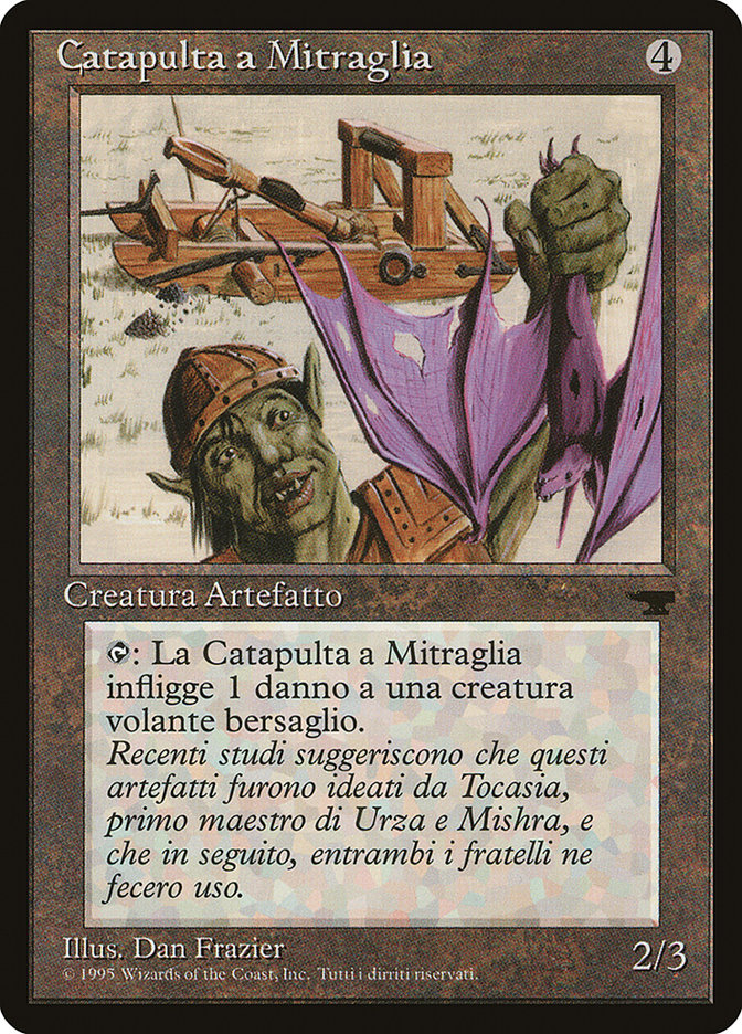 Grapeshot Catapult (Italian) - "Catapulta a Mitraglia" [Rinascimento] | Card Merchant Takapuna