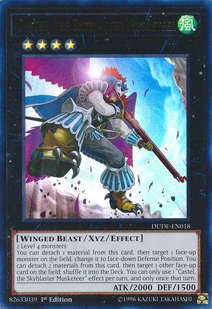 Castel, the Skyblaster Musketeer [DUDE-EN018] Ultra Rare | Card Merchant Takapuna