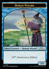 Human Wizard Token [30th Anniversary Tokens] | Card Merchant Takapuna