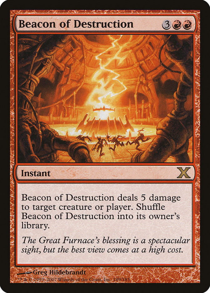 Beacon of Destruction [Tenth Edition] | Card Merchant Takapuna