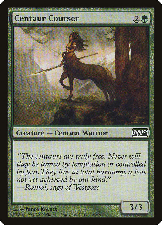 Centaur Courser [Magic 2010] | Card Merchant Takapuna