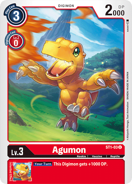 Agumon [ST1-03] [Starter Deck: Gaia Red] | Card Merchant Takapuna