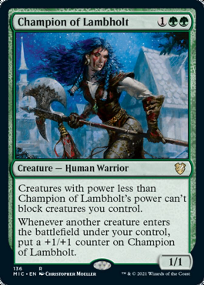 Champion of Lambholt [Innistrad: Midnight Hunt Commander] | Card Merchant Takapuna