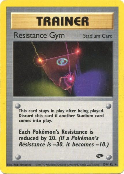 Resistance Gym (109/132) [Gym Challenge Unlimited] | Card Merchant Takapuna