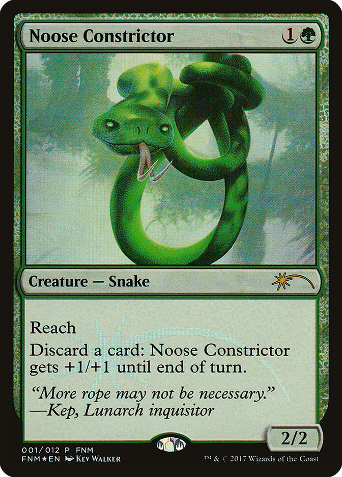 Noose Constrictor [Friday Night Magic 2017] | Card Merchant Takapuna