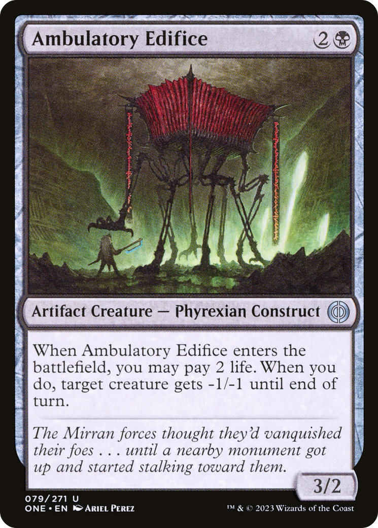 Ambulatory Edifice [Phyrexia: All Will Be One] | Card Merchant Takapuna