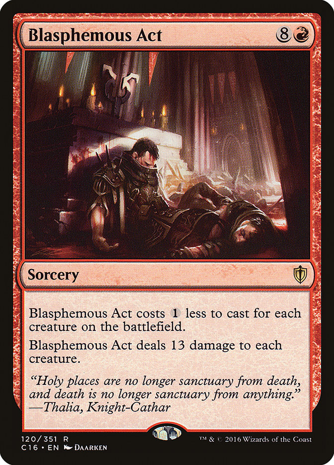 Blasphemous Act [Commander 2016] | Card Merchant Takapuna