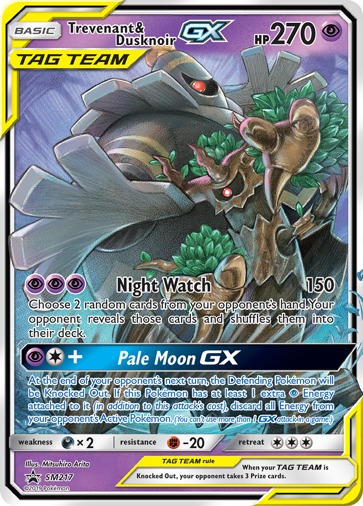 Trevenant & Dusknoir GX (SM217) [Sun & Moon: Black Star Promos] | Card Merchant Takapuna