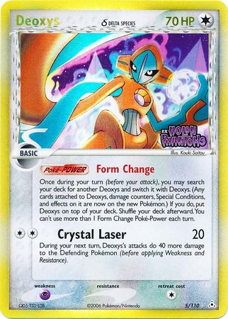 Deoxys (5/110) (Delta Species) (Stamped) [EX: Holon Phantoms] | Card Merchant Takapuna