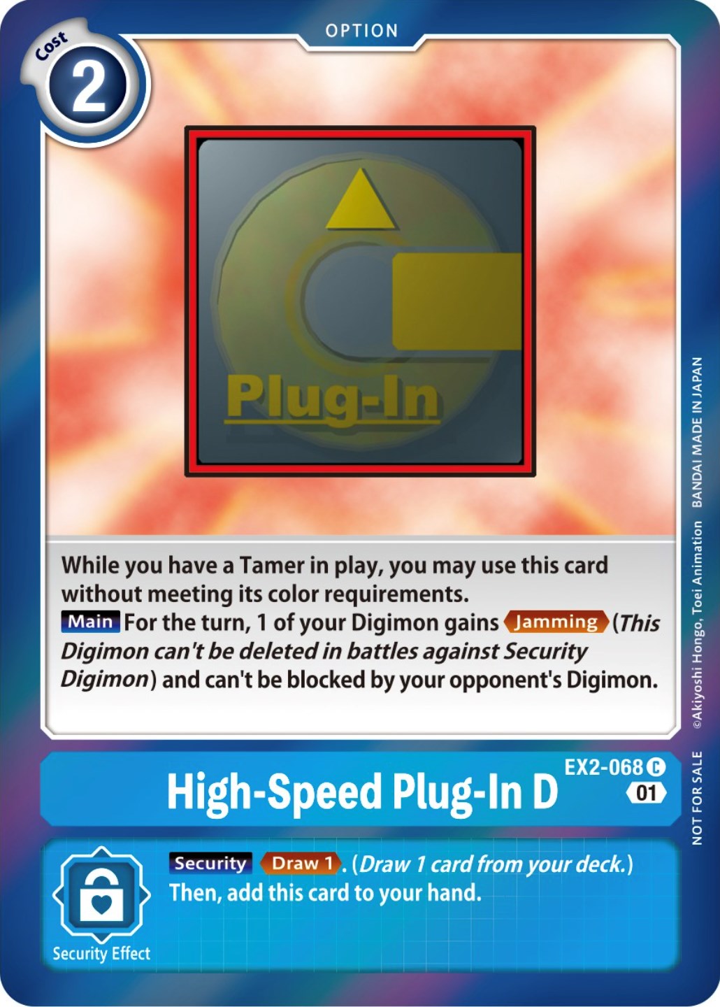 High-Speed Plug-In D [EX2-068] (Event Pack 4) [Digital Hazard Promos] | Card Merchant Takapuna