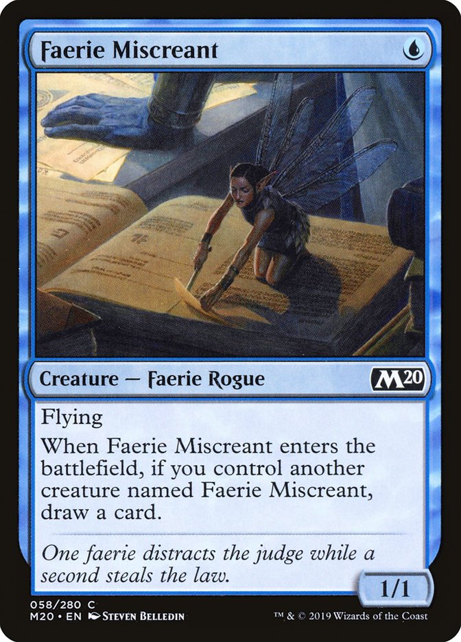 Faerie Miscreant [Core Set 2020] | Card Merchant Takapuna