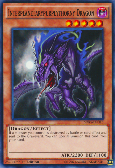 Interplanetarypurplythorny Dragon [SDKS-EN016] Common | Card Merchant Takapuna